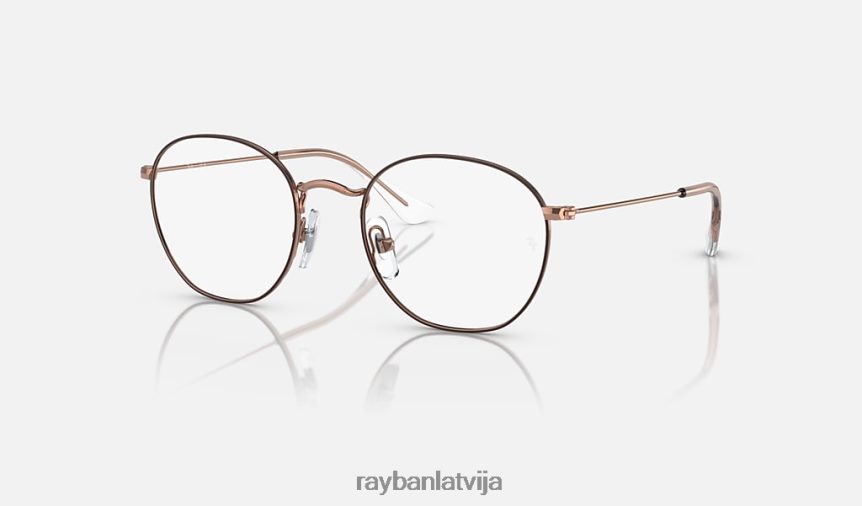 aplaupīt optiku pulēta brūna uz rozā zelta F0L86X2676 bērni Ray-Ban brilles