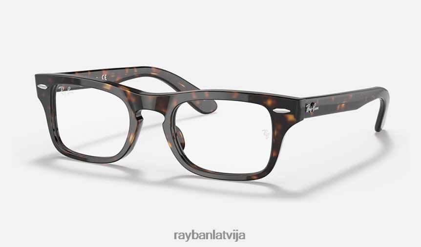 burbankas optika pulēta havana F0L86X2761 bērni Ray-Ban brilles