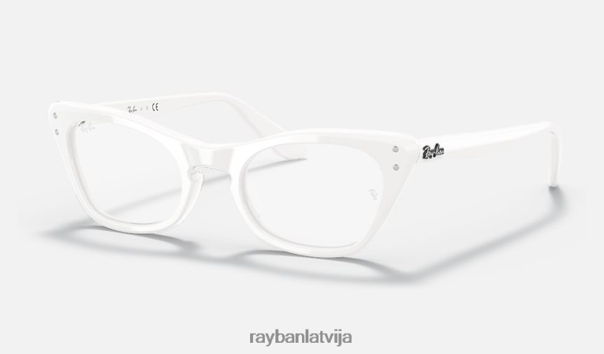 miss burbank optika pulēta balta F0L86X2707 bērni Ray-Ban brilles