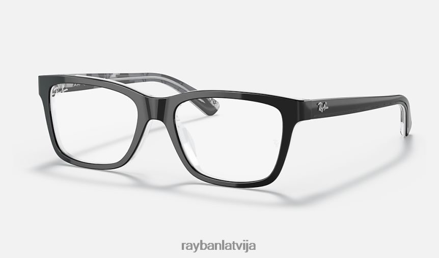rb1536 optika pulēta melna uz pelēka F0L86X2715 bērni Ray-Ban brilles