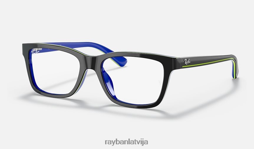 rb1536 optika pulēta tumši pelēka uz zila F0L86X2711 bērni Ray-Ban brilles