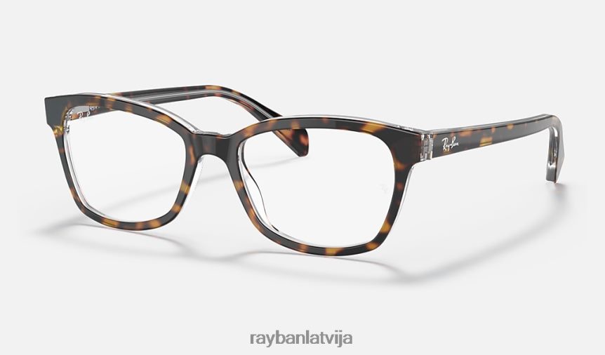 rb1591 optika pulēta havana uz caurspīdīga F0L86X2697 bērni Ray-Ban brilles