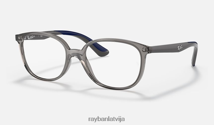 rb1598 optika pulēta caurspīdīga pelēka F0L86X2772 bērni Ray-Ban brilles