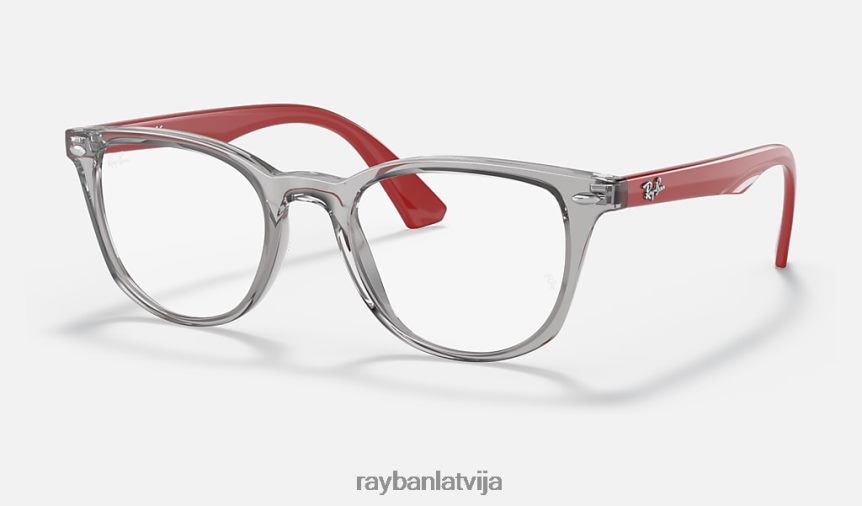 rb1601 optika pulēta caurspīdīga pelēka F0L86X2864 bērni Ray-Ban brilles