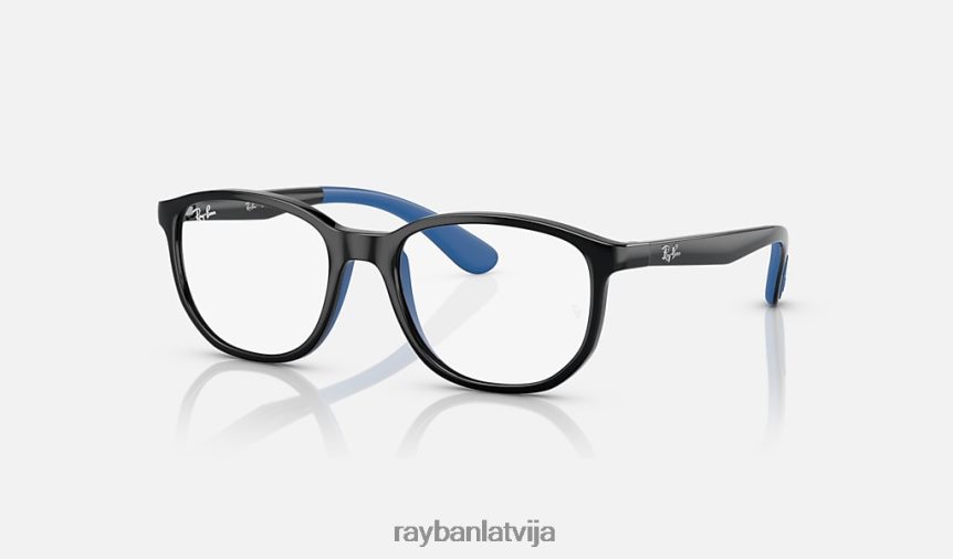 rb1619 optika pulēta melna uz zila F0L86X2803 bērni Ray-Ban brilles