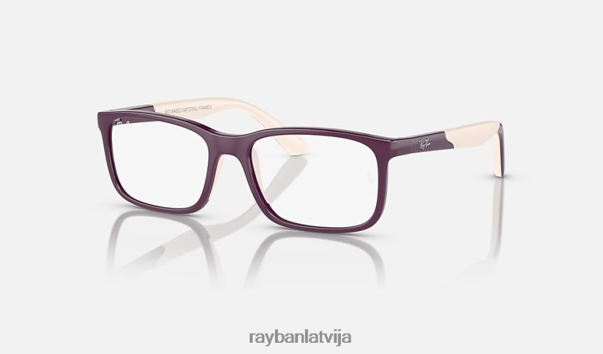 rb1621 optika uz bio bāzes pulēta violeta uz gaiši brūna F0L86X2665 bērni Ray-Ban brilles