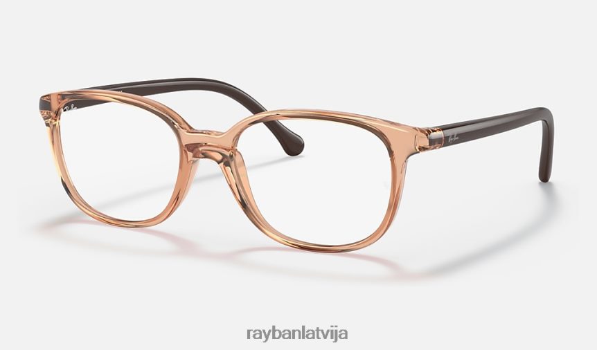 rb1900 optika pulēta caurspīdīga brūna F0L86X2860 bērni Ray-Ban brilles