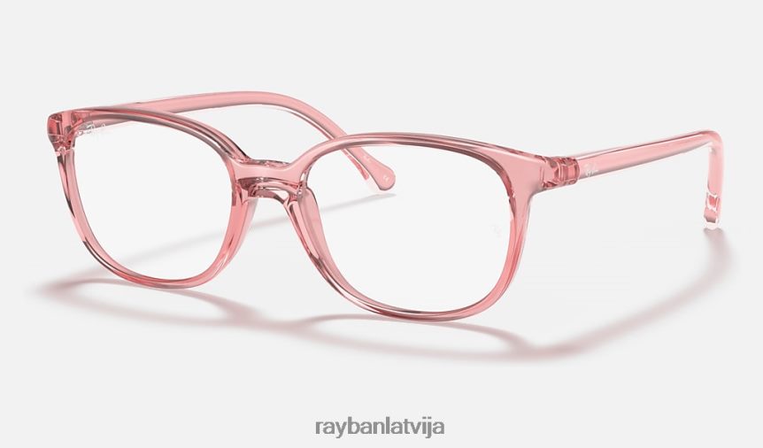 rb1900 optika pulēta caurspīdīga fuksija F0L86X2856 bērni Ray-Ban brilles