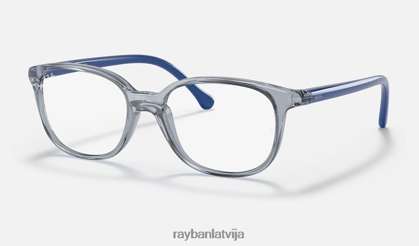 rb1900 optika pulēta caurspīdīga zila F0L86X2861 bērni Ray-Ban brilles