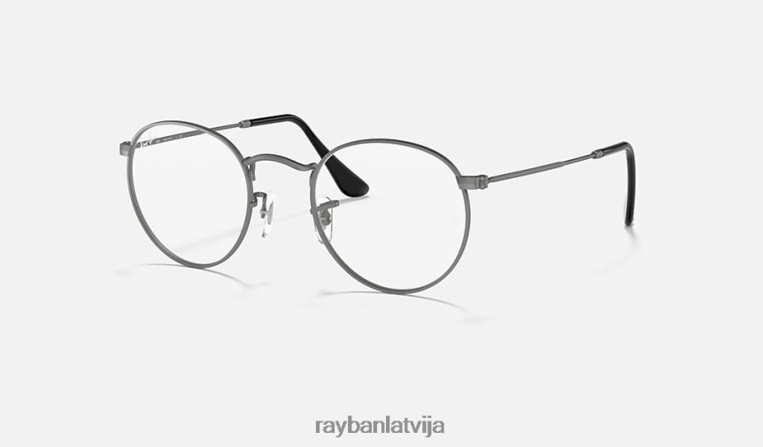 apaļa metāla optika matēts gunmetāls F0L86X2538 sievietes Ray-Ban brilles