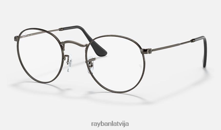apaļa metāla optika matēts gunmetāls F0L86X2543 sievietes Ray-Ban brilles