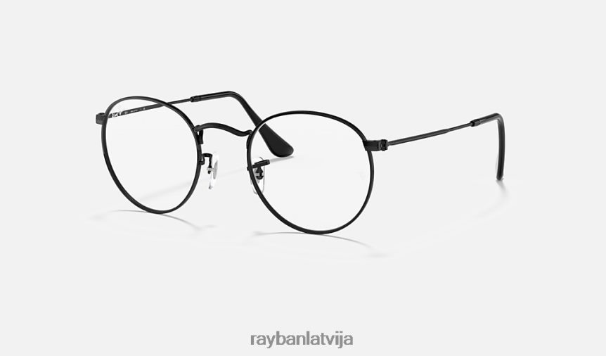 apaļa metāla optika matēts melns F0L86X2536 sievietes Ray-Ban brilles