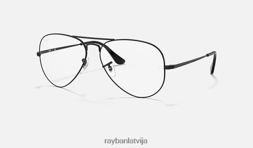 aviatoru optika matēts melns F0L86X2566 sievietes Ray-Ban brilles
