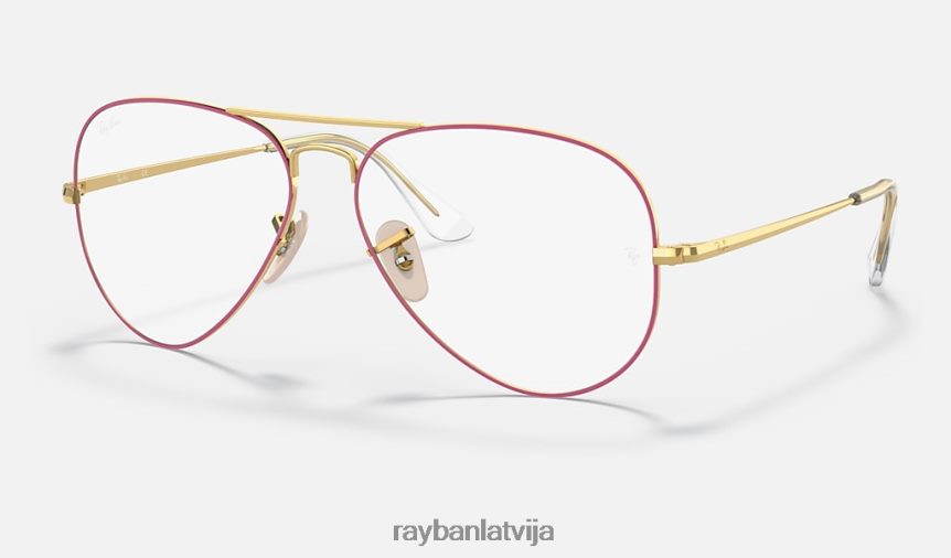 aviatoru optika matēts violets F0L86X2562 sievietes Ray-Ban brilles