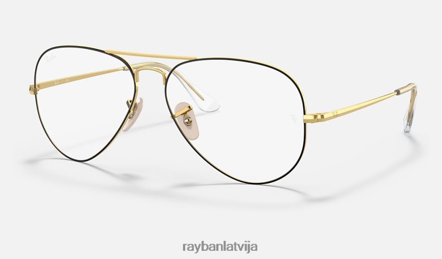 aviatoru optika matēts zelts F0L86X2563 sievietes Ray-Ban brilles