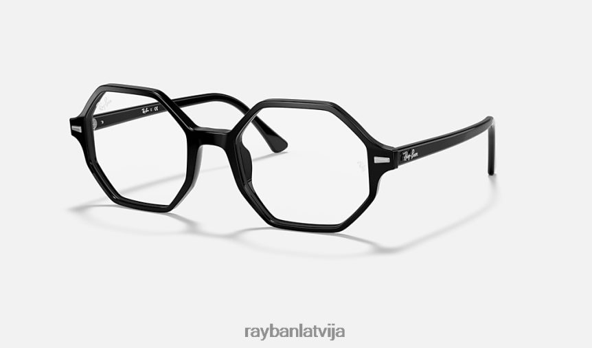 britt optika pulēta melna F0L86X2601 sievietes Ray-Ban brilles
