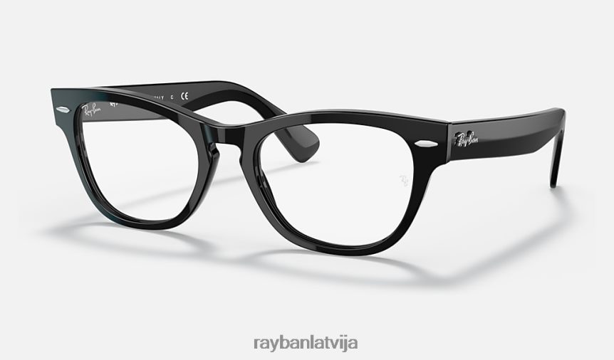 laramie optika pulēta melna F0L86X2629 sievietes Ray-Ban brilles