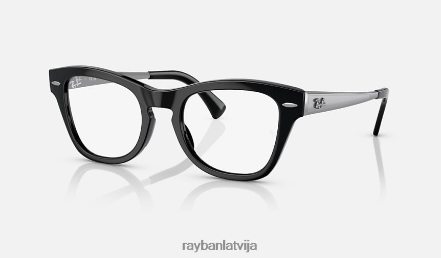 rb0707vm optika pulēta melna F0L86X2593 sievietes Ray-Ban brilles