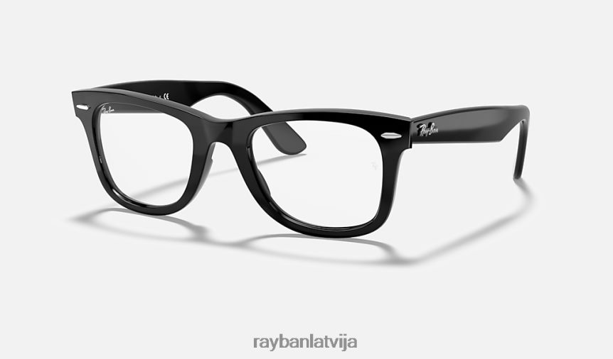 wayfarer vieglā optika pulēta melna F0L86X2571 sievietes Ray-Ban brilles
