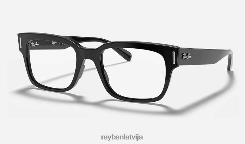 Džefrija optika pulēta melna F0L86X2479 vīriešiem Ray-Ban brilles