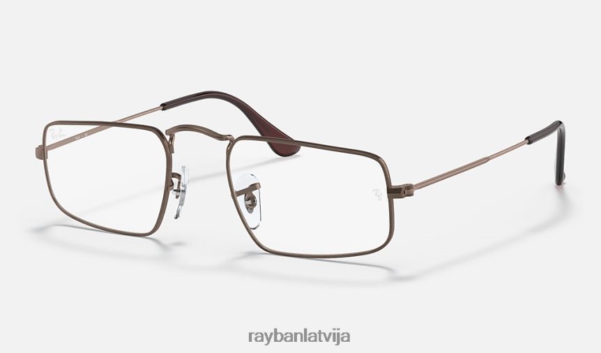 Džūlijas optika matēts bronzas varš F0L86X1925 vīriešiem Ray-Ban brilles