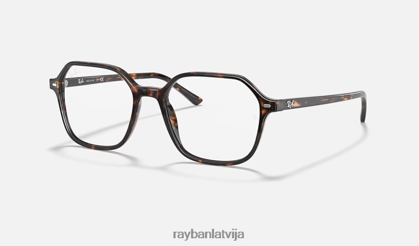 Džona optika pulēta havana F0L86X1820 vīriešiem Ray-Ban brilles