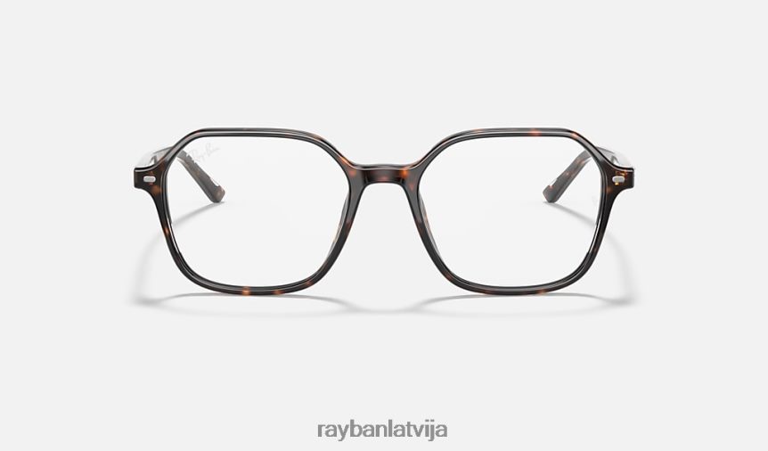 Džona optika pulēta havana F0L86X1820 vīriešiem Ray-Ban brilles