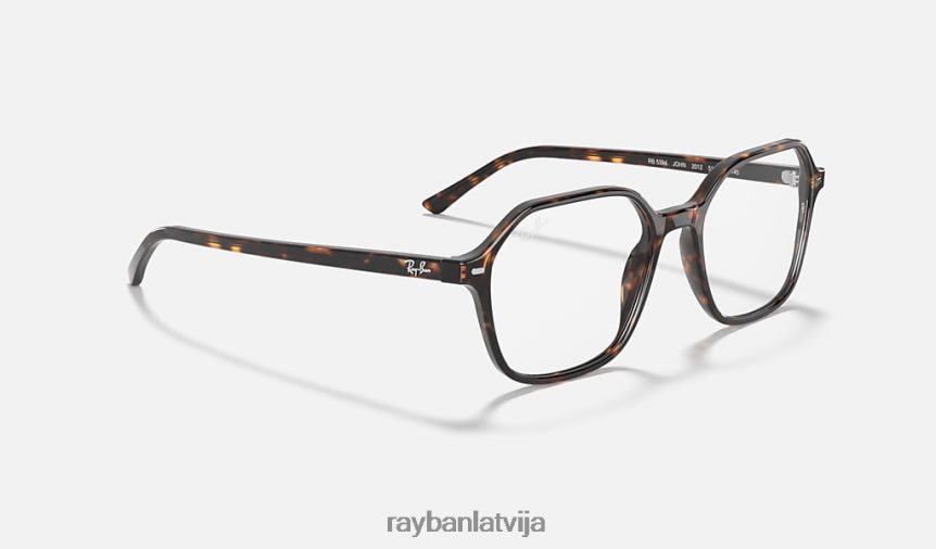 Džona optika pulēta havana F0L86X1820 vīriešiem Ray-Ban brilles