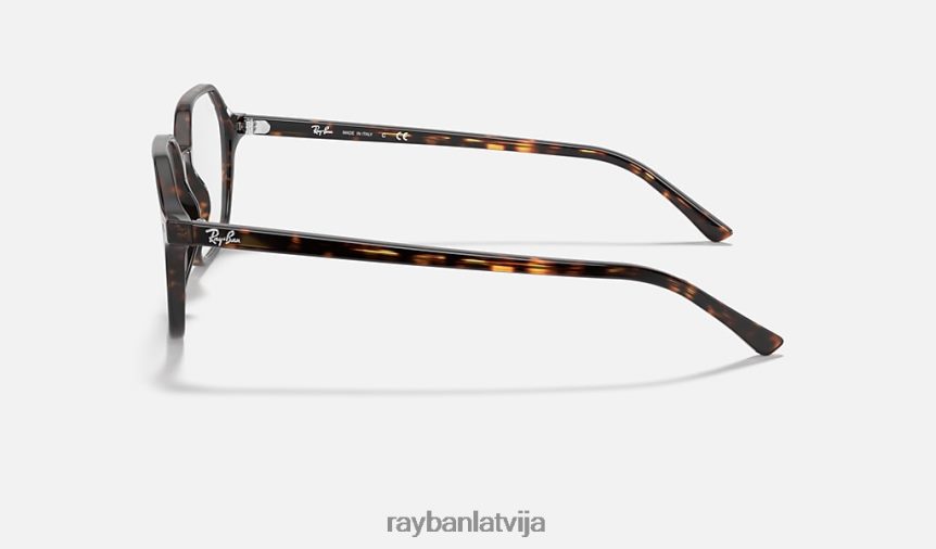 Džona optika pulēta havana F0L86X1820 vīriešiem Ray-Ban brilles