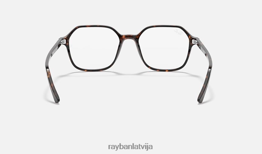Džona optika pulēta havana F0L86X1820 vīriešiem Ray-Ban brilles
