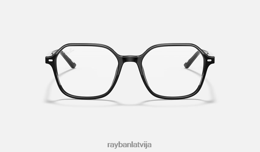 Džona optika pulēta melna F0L86X1819 vīriešiem Ray-Ban brilles