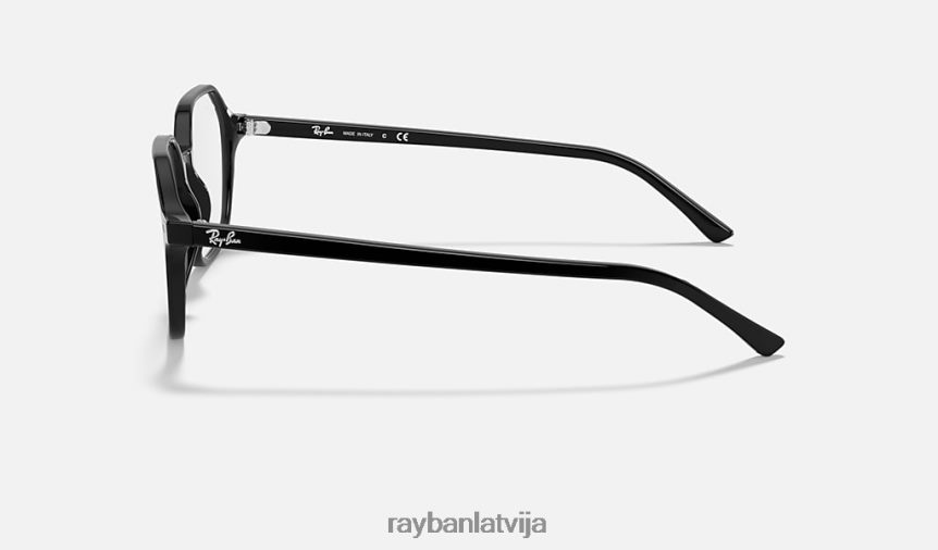 Džona optika pulēta melna F0L86X1819 vīriešiem Ray-Ban brilles