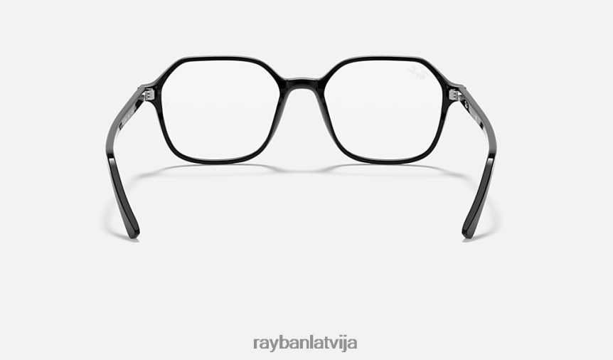 Džona optika pulēta melna F0L86X1819 vīriešiem Ray-Ban brilles