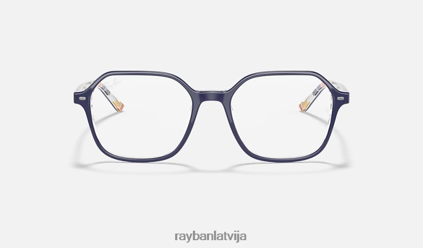 Džona optika pulēta tumši zila F0L86X1814 vīriešiem Ray-Ban brilles