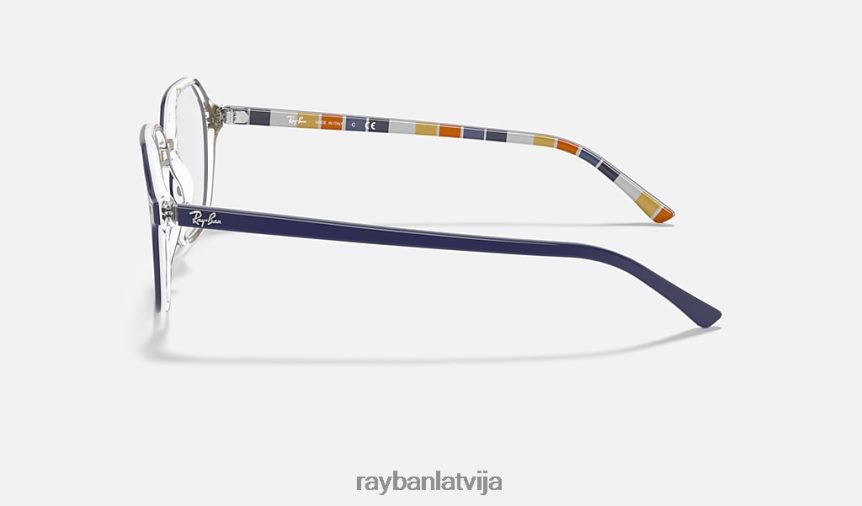 Džona optika pulēta tumši zila F0L86X1814 vīriešiem Ray-Ban brilles