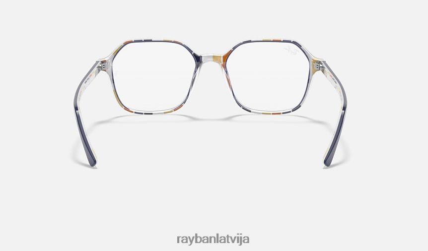Džona optika pulēta tumši zila F0L86X1814 vīriešiem Ray-Ban brilles