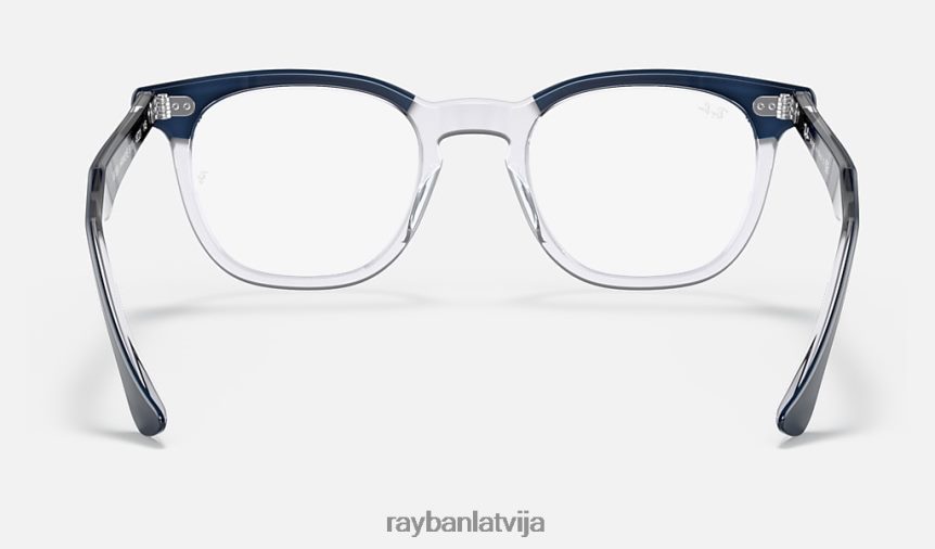 Hawkeye optika pulēta caurspīdīga zila F0L86X1614 vīriešiem Ray-Ban brilles