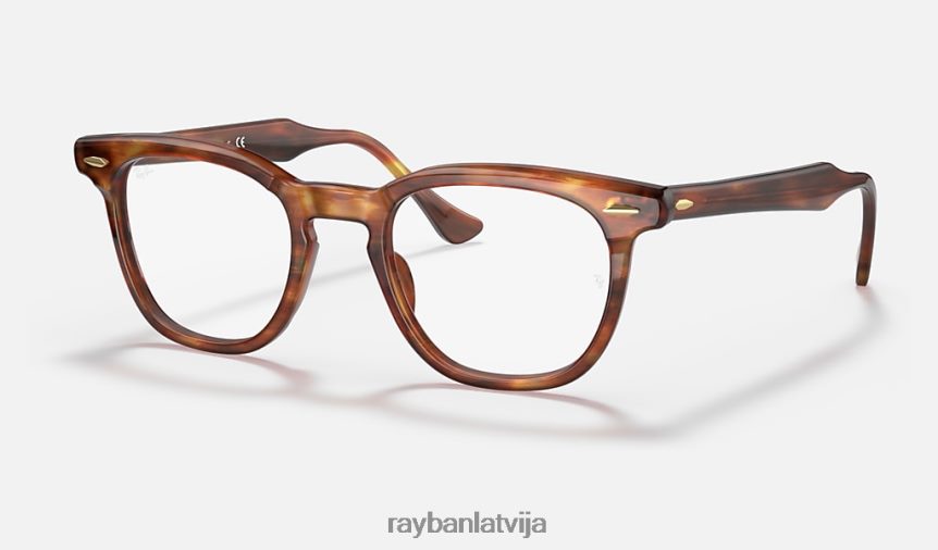Hawkeye optika pulēta svītraina havana F0L86X1612 vīriešiem Ray-Ban brilles