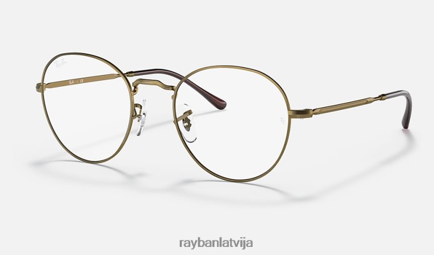 apaļa metāla optika ii matēts antīkais zelts F0L86X1801 vīriešiem Ray-Ban brilles