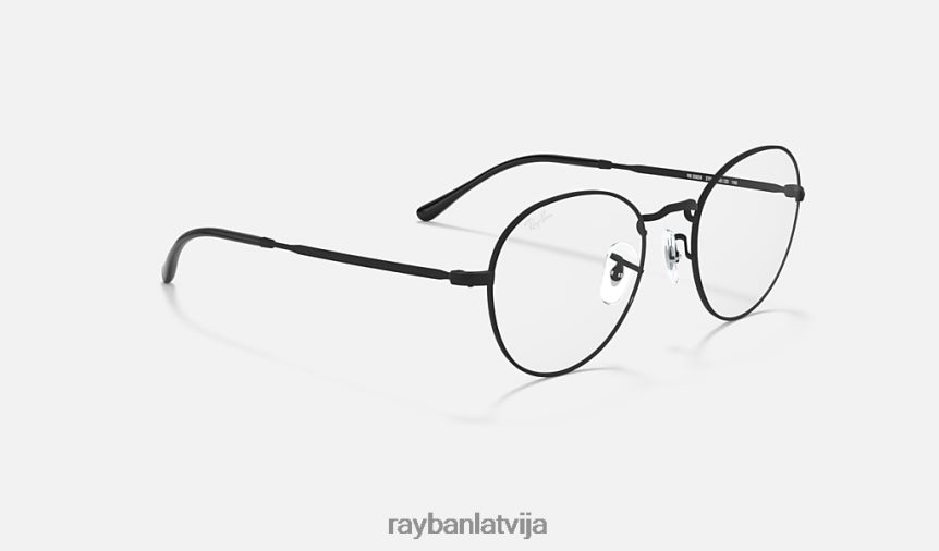 apaļa metāla optika ii matēts melns F0L86X1797 vīriešiem Ray-Ban brilles