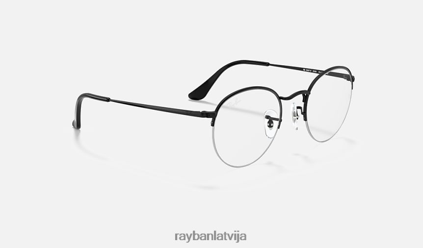 apaļš skatiens matēts melns F0L86X1879 vīriešiem Ray-Ban brilles