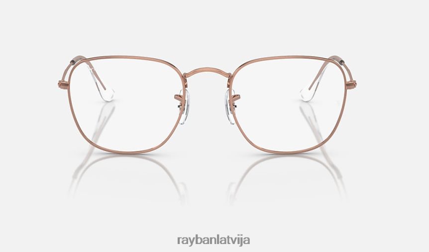 atklāta optika pulēts rozā zelts F0L86X1758 vīriešiem Ray-Ban brilles