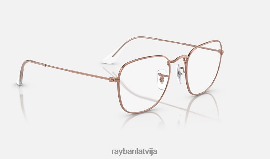 atklāta optika pulēts rozā zelts F0L86X1758 vīriešiem Ray-Ban brilles