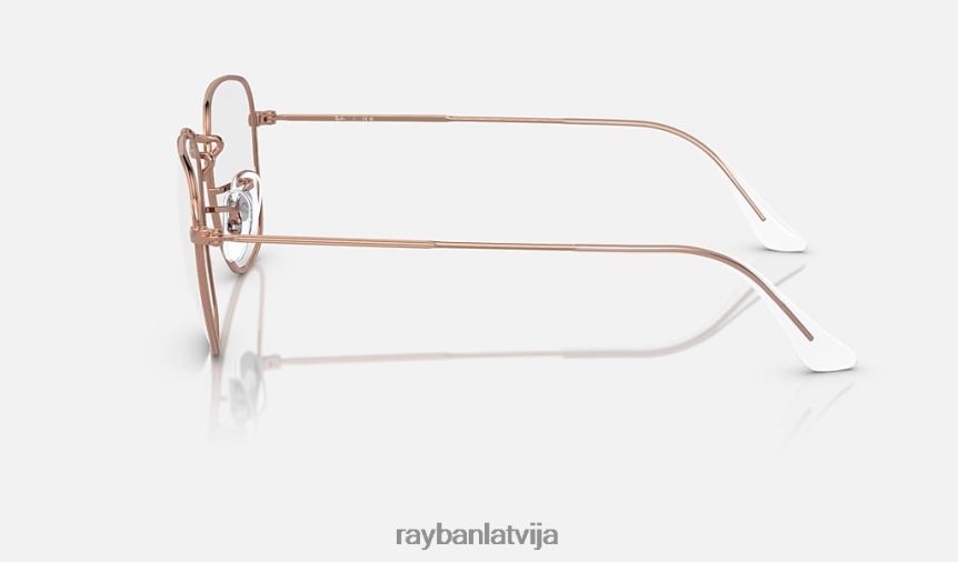 atklāta optika pulēts rozā zelts F0L86X1758 vīriešiem Ray-Ban brilles
