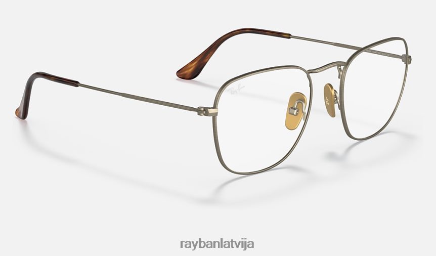 atklāta titāna optika pulēts zelts F0L86X2489 vīriešiem Ray-Ban brilles