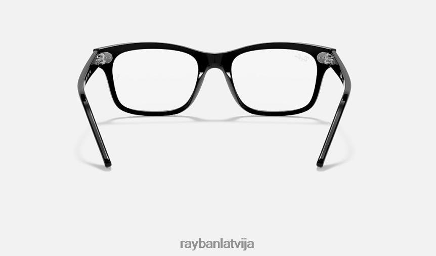 burbankas optika pulēta melna F0L86X1725 vīriešiem Ray-Ban brilles