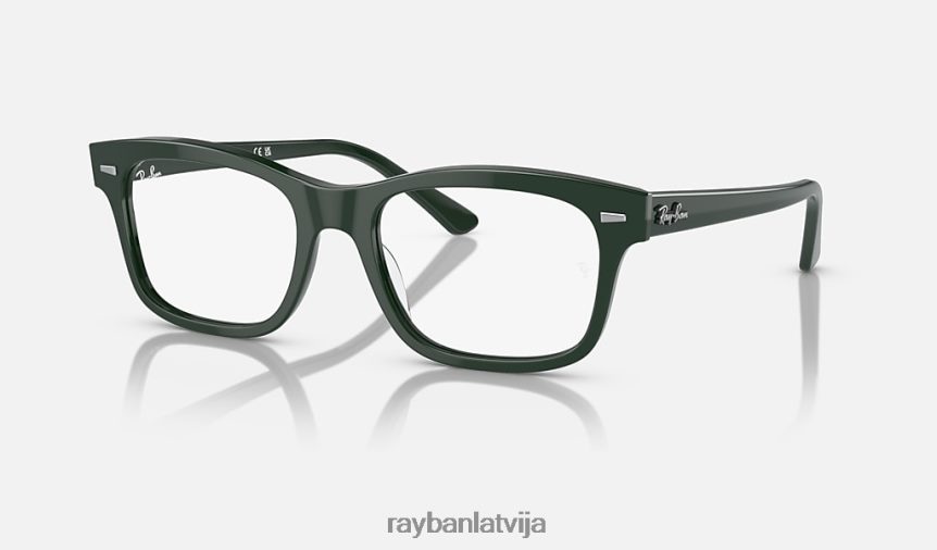 burbankas optika pulēta zaļa F0L86X1732 vīriešiem Ray-Ban brilles