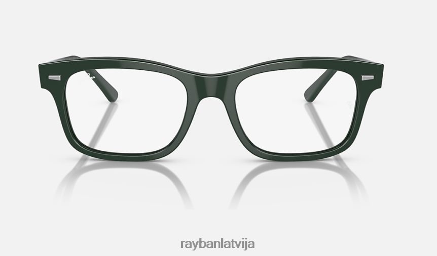 burbankas optika pulēta zaļa F0L86X1732 vīriešiem Ray-Ban brilles