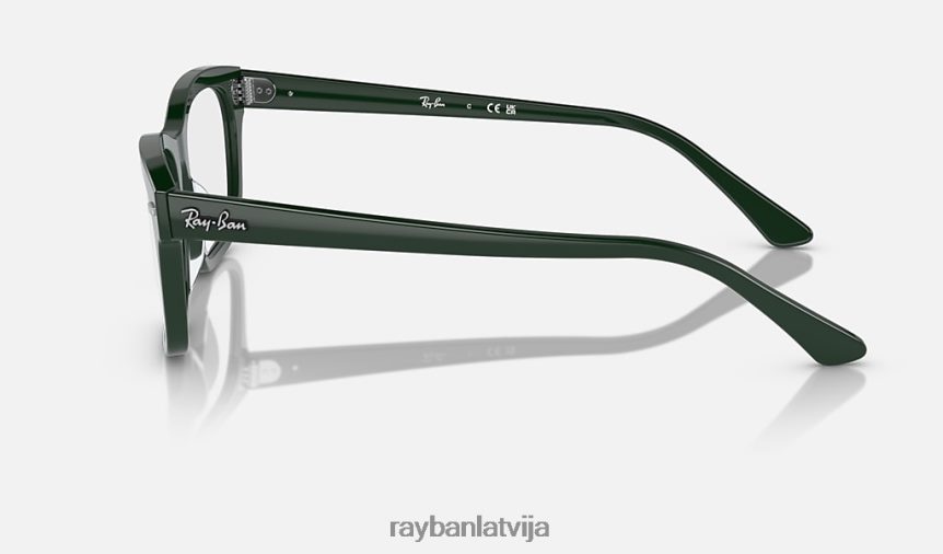 burbankas optika pulēta zaļa F0L86X1732 vīriešiem Ray-Ban brilles