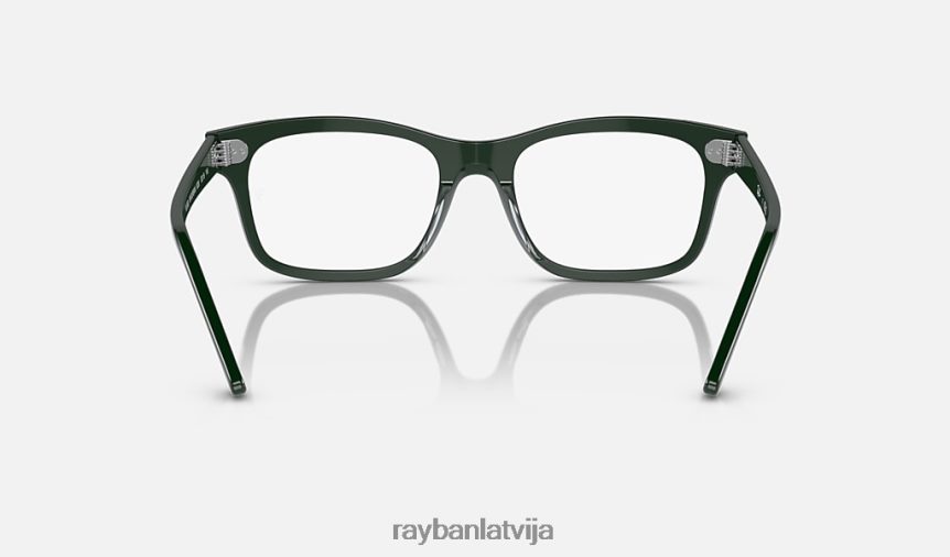 burbankas optika pulēta zaļa F0L86X1732 vīriešiem Ray-Ban brilles